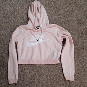 Nike cropped sweatshirt hoodie